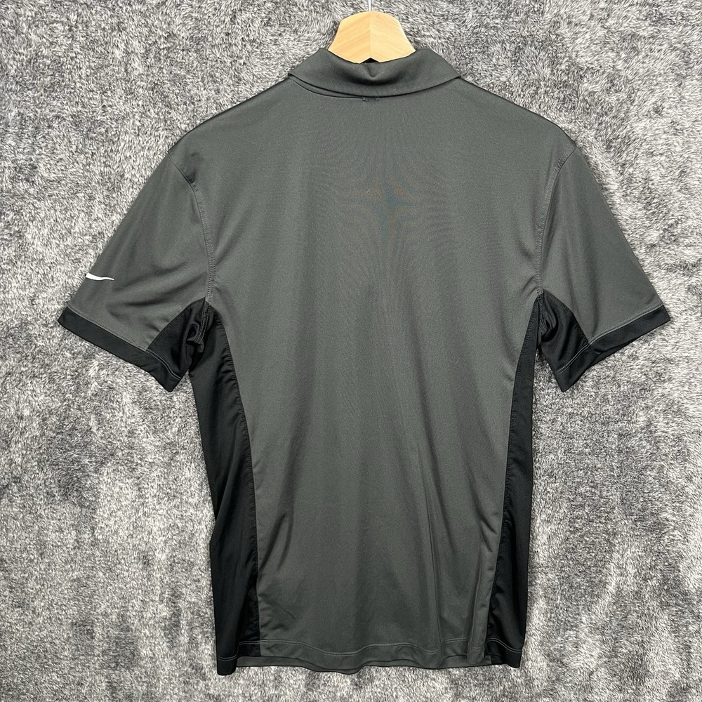New Orleans Saints Nike Dri-Fit NFL Polo Shirt Men's Small Black Gray Activewear - Picture 8 of 11